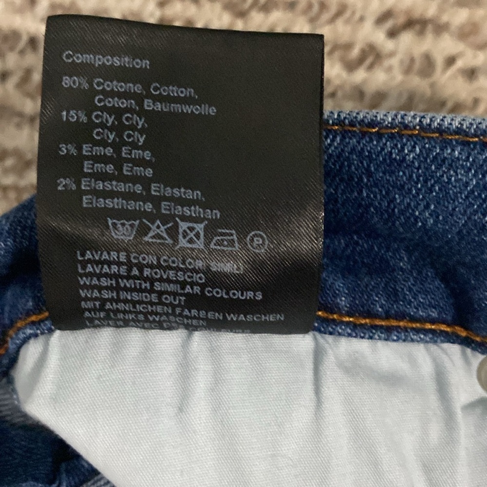 Haikure Italy Formentera High Rise Subtle Flare Jeans in Med Blue - Size 27 - Picture 10 of 10